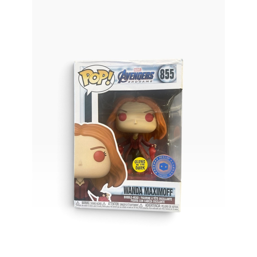 Funko Pop Avengers Endgame Wanda Maximoff 855 Glow In The Dark PIAB Exclusive